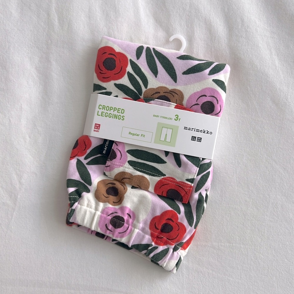 Uniqlo x Marimekko Cropped Leggingsgs 3Y 3T